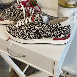 Zebra print shoes
